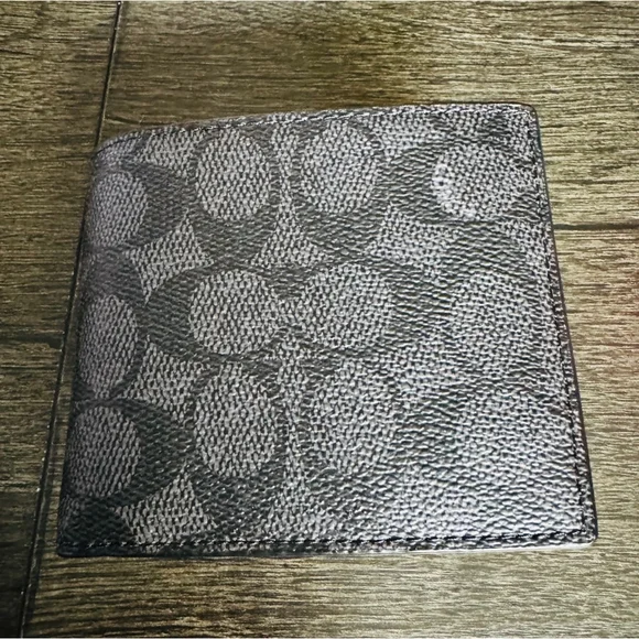 Coach 3 In 1 Men’s Wallet In Signature Canvas - Picture 3 of 8